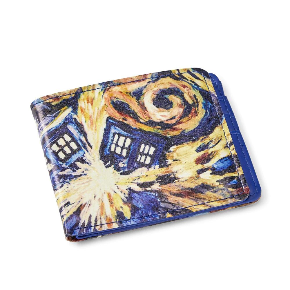 3137 Doctor Who Bi-Fold Wallet Van Gogh Exploding TARDIS - Vinyl 's Novelty